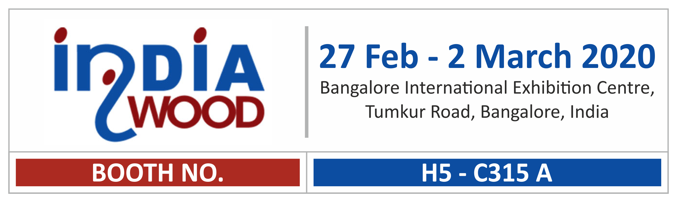 PLANTAG auf der INDIAWOOD 2020